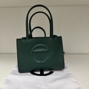 TELFAR Small Shopping Bag: OS, Green